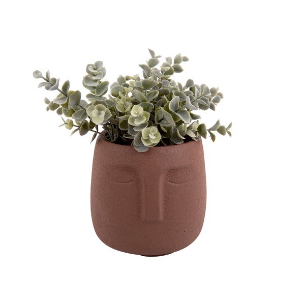 Кафяв керамичен съд , ø 12,5 cm Face - PT LIVING-image-2