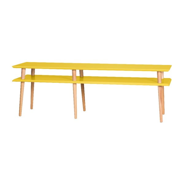 Konferenční stolek Mugo Yellow, 159 cm (šířka) a 45 cm (výška)