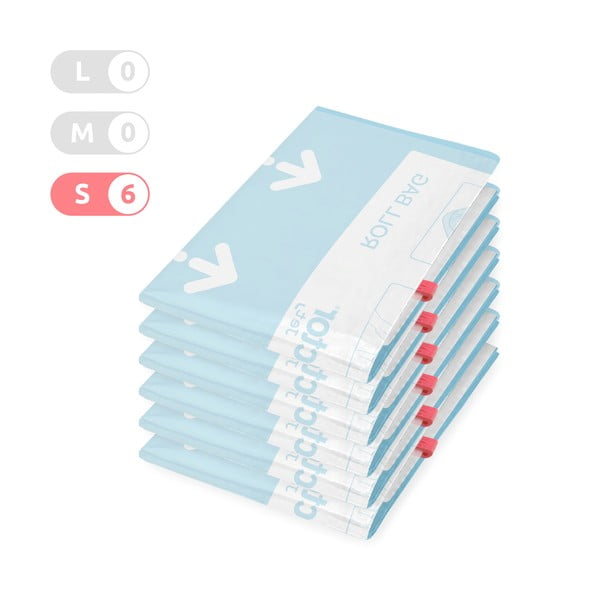 Вакуумни торбички в комплект от 6 бр. Roll Up S - Compactor-image-1