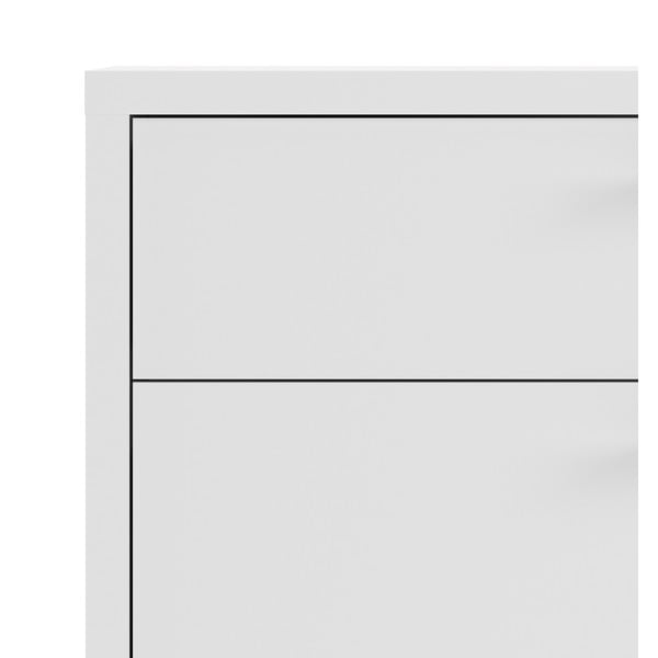 Бяла модулна библиотека 89x113 cm Prima – Tvilum-image-4