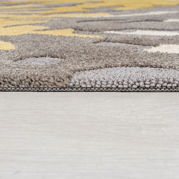 Сив и жълт килим , 160 x 230 cm Soft Floral - Flair Rugs-image-3