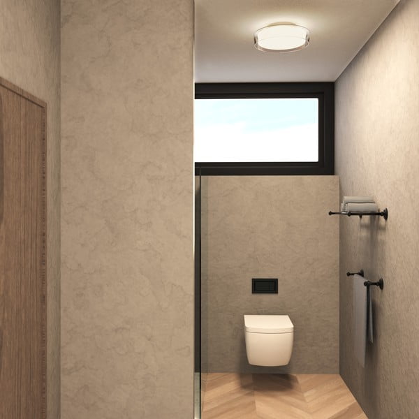 Бяла лампа за таван , ø 30 cm Nilo - SULION-image-4