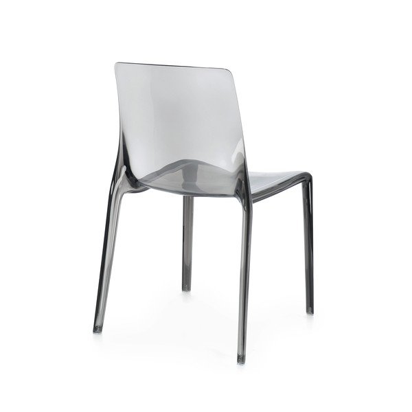 Сив пластмасов градински стол Adele – Bizzotto-image-3