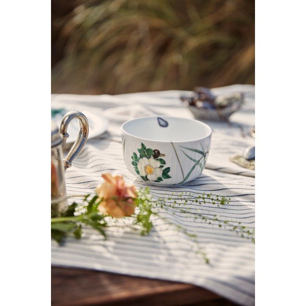 Бяла порцеланова купичка за супа 600 ml Hammershøi Summer – Kähler Design-image-2