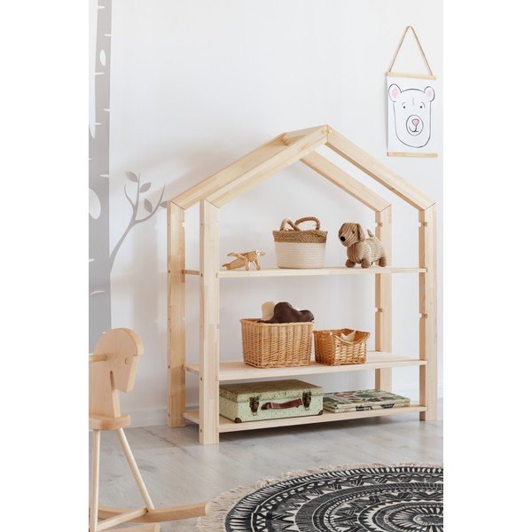 Детски рафт от бор Rela, 40 x 113 cm - Adeko-image-2