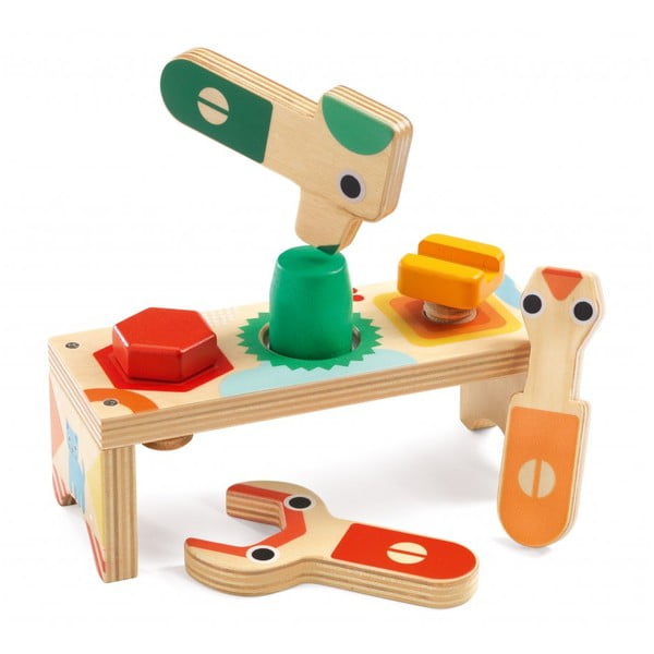 Дървен комплект за игра за малки деца - Djeco
