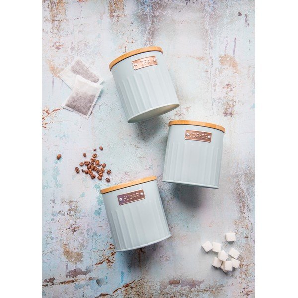 Стоманени кутии в комплект 3 бр. за кафе/за чай – Kitchen Craft-image-3