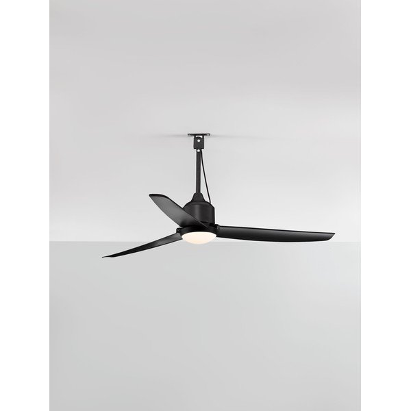 Матово черно метално LED затъмняващо се осветително тяло за таван Blowy – Nova Luce-image-4