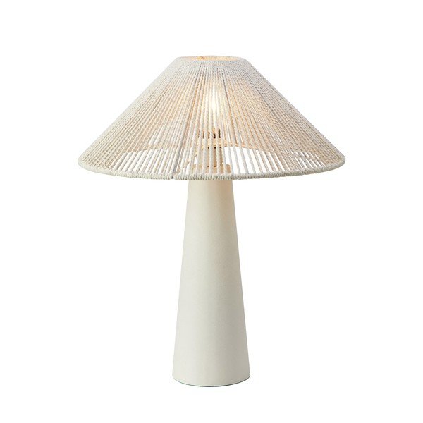 Бежова настолна лампа с текстилен абажур (височина 50 cm) Favoro – Markslöjd