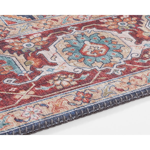 Тъмно синьо-червена  пътека , 80 x 200 cm Sylla - Nouristan-image-3