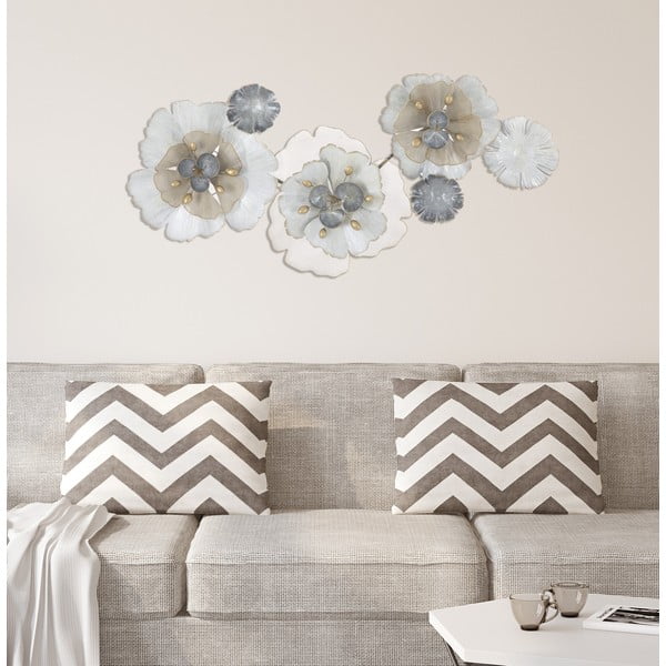 Метална декорация за стена , 119 x 60 cm Flowery - Mauro Ferretti-image-4