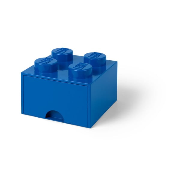 Синя кутия за съхранение с чекмедже - LEGO®