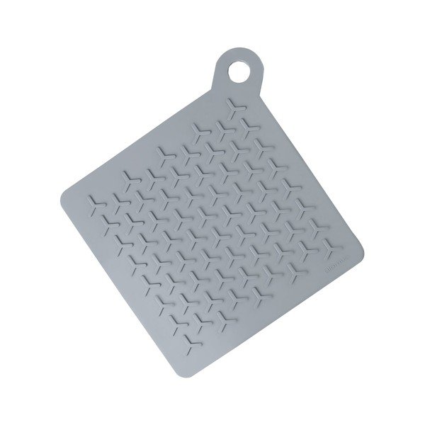 Комплект от 2 сиви силиконови подложки за съдове Nomad - Blomus