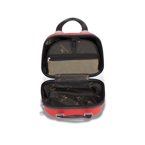 Червен дамски куфар за пътуване My Valice SMART BAG LASSO Куфарче за грим и ръце - Myvalice-image-3