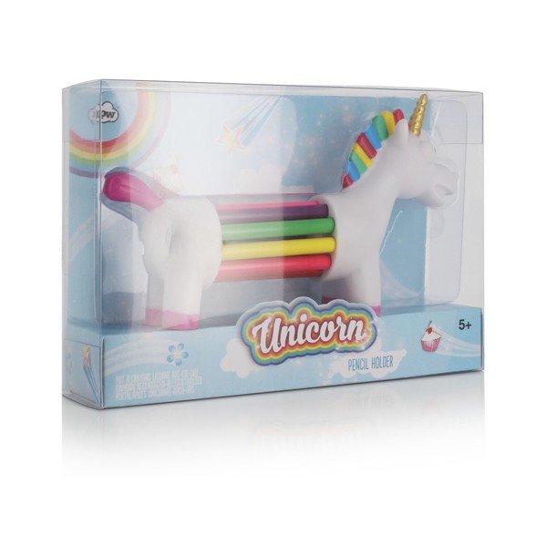 Sada 10 barevných pastelek se stojanem ve tvaru jednorožce npw™ Unicorn-image-4