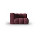 Модул за диван в цвят бордо (ляв ъгъл) Lupine - Micadoni Home