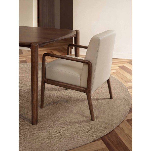 Бежов ръчно изработен вълнен кръгъл килим ø 160 cm Greenwich – Ted Baker-image-2