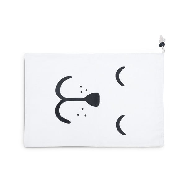 Бяла чанта за съхранение Куче, 35 x 50 cm - KICOTI