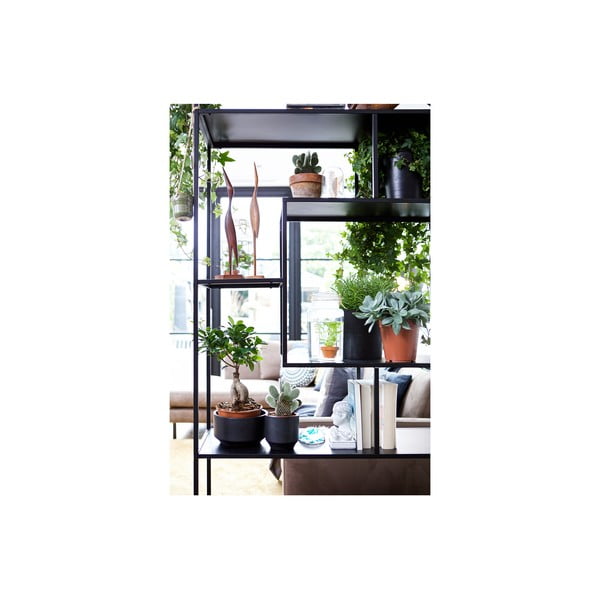 Черна метална етажерка 126x204 cm Fons - WOOOD-image-4