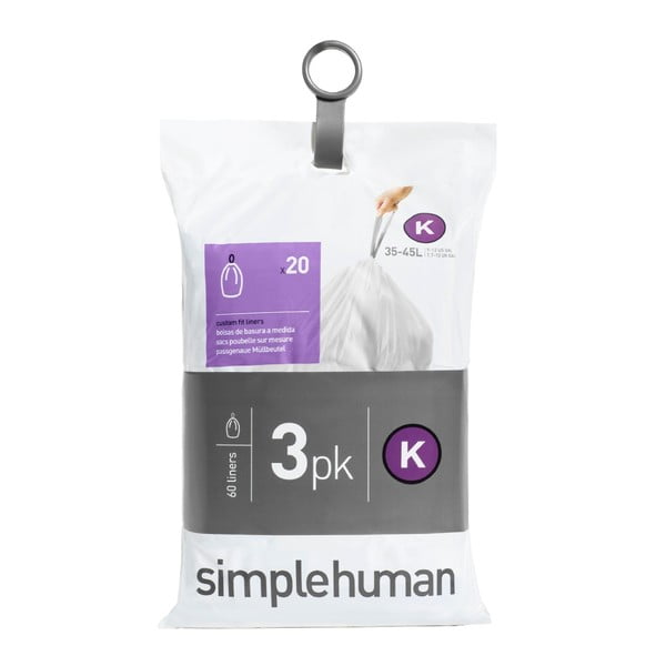 Торби за боклук 60 бр. 45 л K - simplehuman