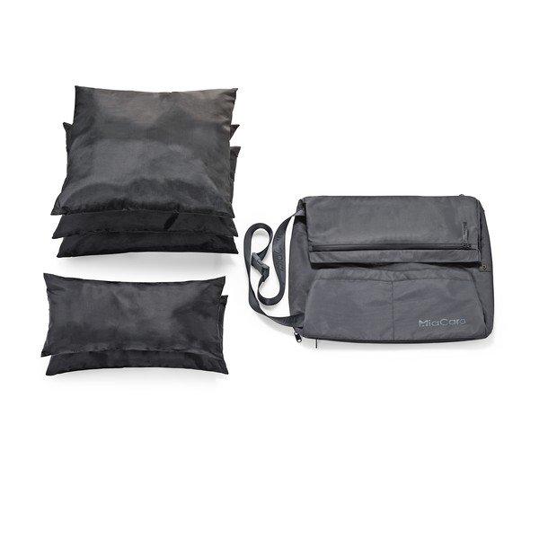 Тъмносива чанта за транспортиране за куче 50x50 cm Viaggio Asphalt – MiaCara-image-4