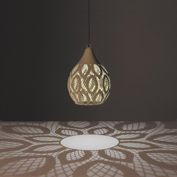 LED висящо външно осветително тяло със соларен панел (височина 19.5 cm) – LDK Garden-image-1