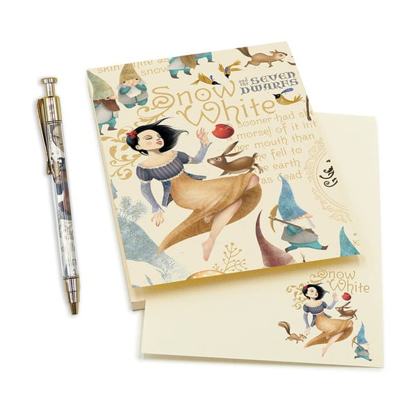 Тетрадка с химикалка 50 страници формат A6 Snow White - Kartos