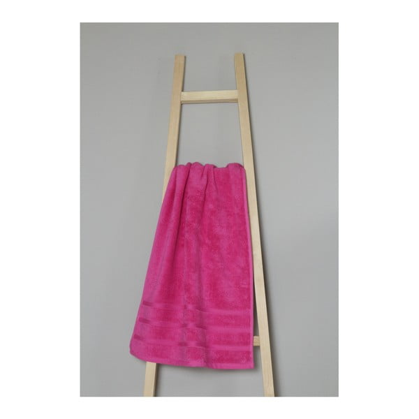 Розова памучна спа кърпа, 50 x 90 cm - My Home Plus