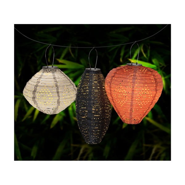 Розов екстериорен LED фенер със соларен панел (височина 30 cm) Greatham – House Nordic-image-3