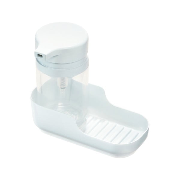 Бяла стойка за перилни препарати от рециклирана пластмаса Eco System – iDesign