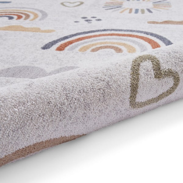 Кремав детски килим 80x150 cm Vida Kids Rainbow – Think Rugs-image-4