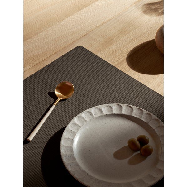 Подложка за хранене от еко кожа 35x45 cm Square L Corduroy – LIND DNA-image-1