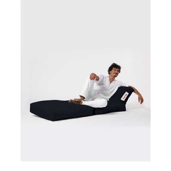 Черен градински пуф за сядане Siesta – Floriane Garden-image-4