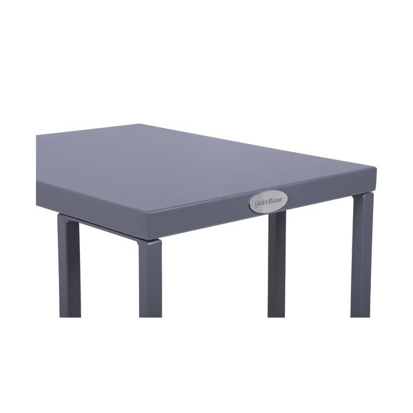 Стоманена градинска маса 43x30,5 cm Dorea – Garden Pleasure-image-2