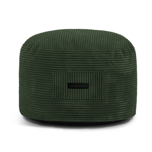 Зелена табуретка от рипсено кадифе Om 60 – SLOWDOWN