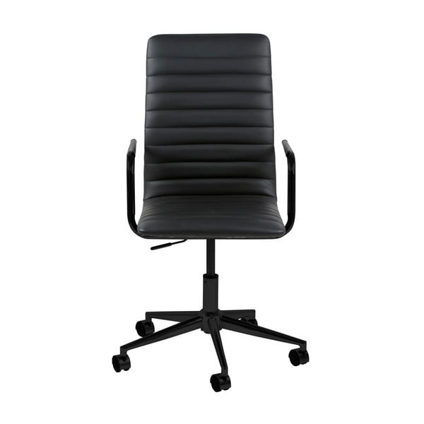 Черен офис стол на колела Wislow Winslow - Actona-image-2