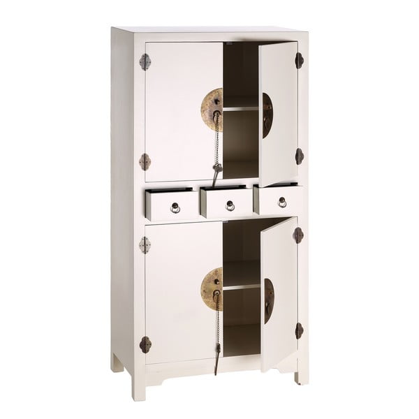 Бяло шкафче 63x131 cm Oriente – Ixia-image-2