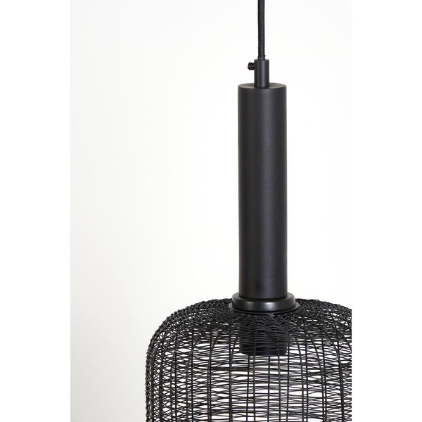 Черна лампа за таван ø 22 cm Lekang - Light & Living-image-3