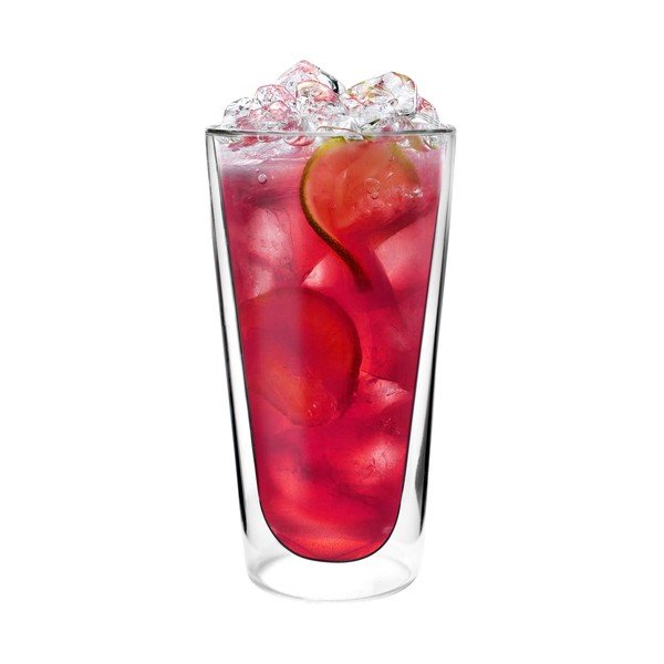 Dvojitá long sklenice Vialli Design Amo, 300 ml