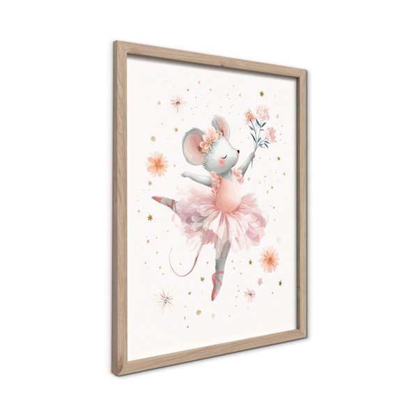 Детска картина 30x40 cm Mouse Ballerina – Styler-image-4