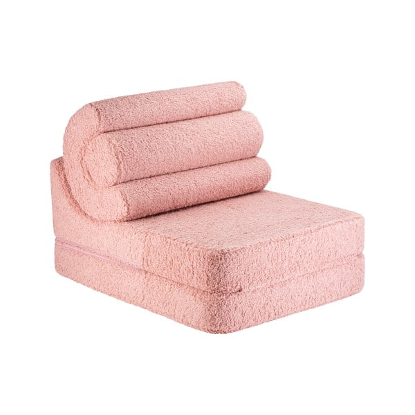 Розов детски стол от букле Flipster – Wigiwama