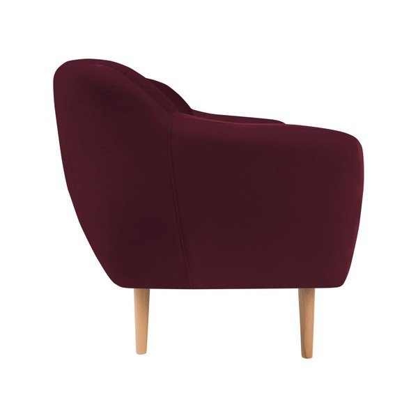 Vínově červená dvoumístná pohovka Mazzini Sofas Amelie-image-4