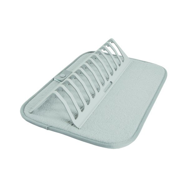 Светлосиня пластмасова тавичка за оттичане за съдовете 36x28 cm – Homéa