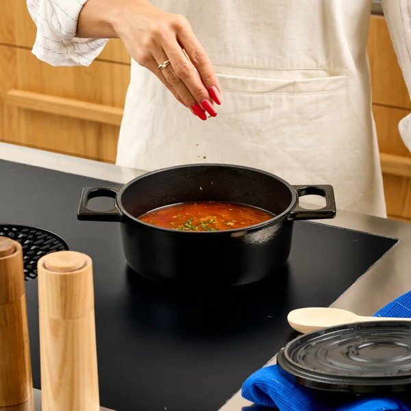 Касерола от излято желязо с капак подходяща за индукционен котлон 2 l Mattia 3.0 – FABINI-image-1