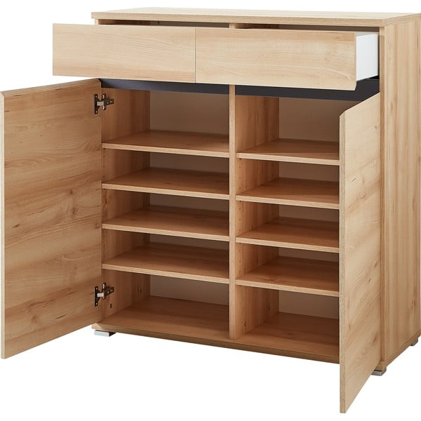 Шкаф за обувки в декор от бук с чекмеджета Lissabon - Germania-image-1