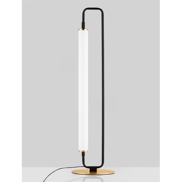 Бяла/матово черно метална LED настолна лампа (височина 68 cm) Wetro – Nova Luce-image-3