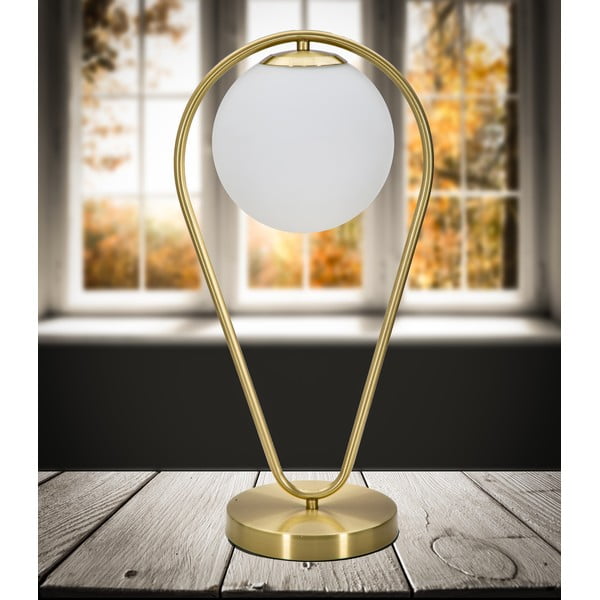 Mauro Ferretti Настолна лампа Glamy в златисто Drop - Mauro Ferretti-image-1