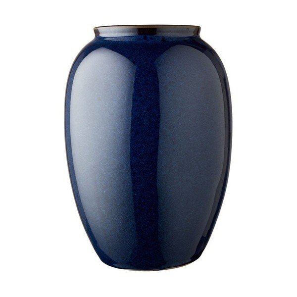 Тъмносиня глинена ваза (височина 25 cm) Gastro Dark Blue – Bitz