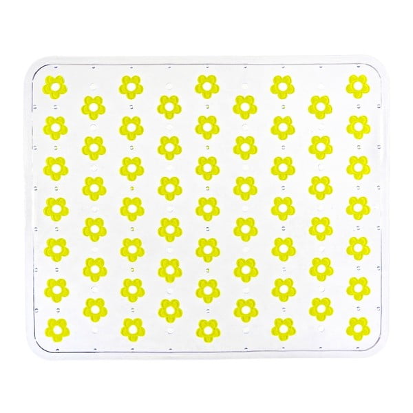 Жълта подложка за мивка Подложка за мивка Fleurelle, 32 x 26,5 cm - Wenko