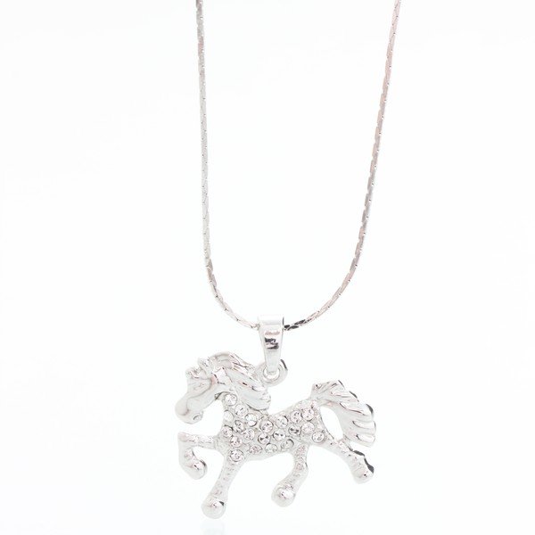 Колие с елементи Сваровски, кон - Laura Bruni